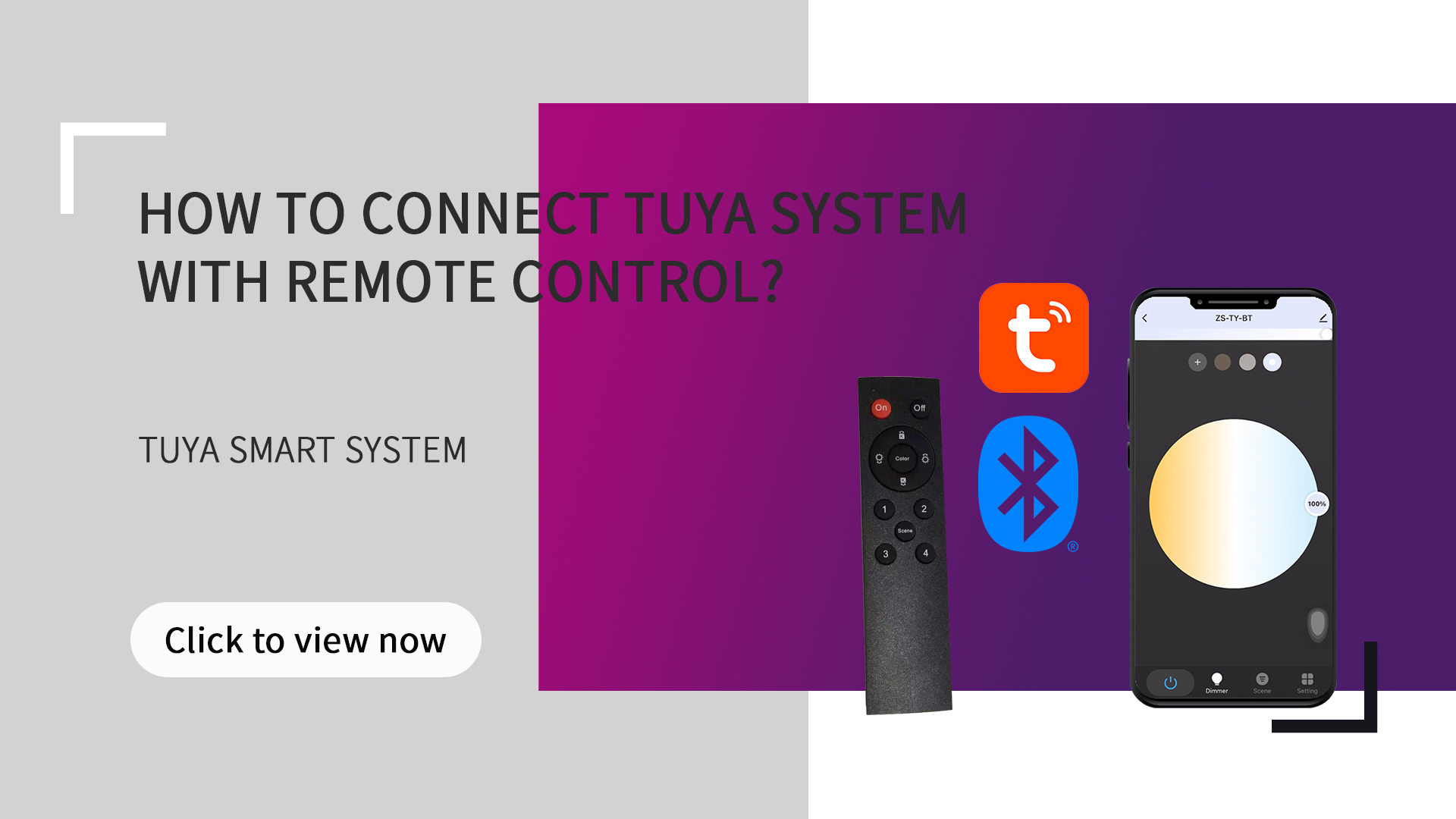 Hogyan lehet csatlakozni Tuya rendszer távirányítóval?